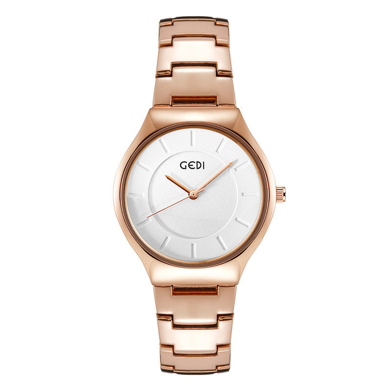 Casual Simple Ladies Montre Quartz Imperméable