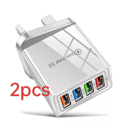 Couleur lumineuse téléphone mobile Charge Head Intelligent 3A