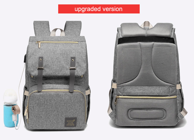 Lait Daddy Sac à Dossard Étanche Sac à Dos de maman Pack de grossesse USB Bouteille de recharge Heati