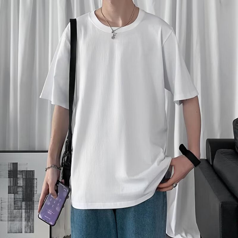 T-shirt à manches courtes de couleur candy pour homme