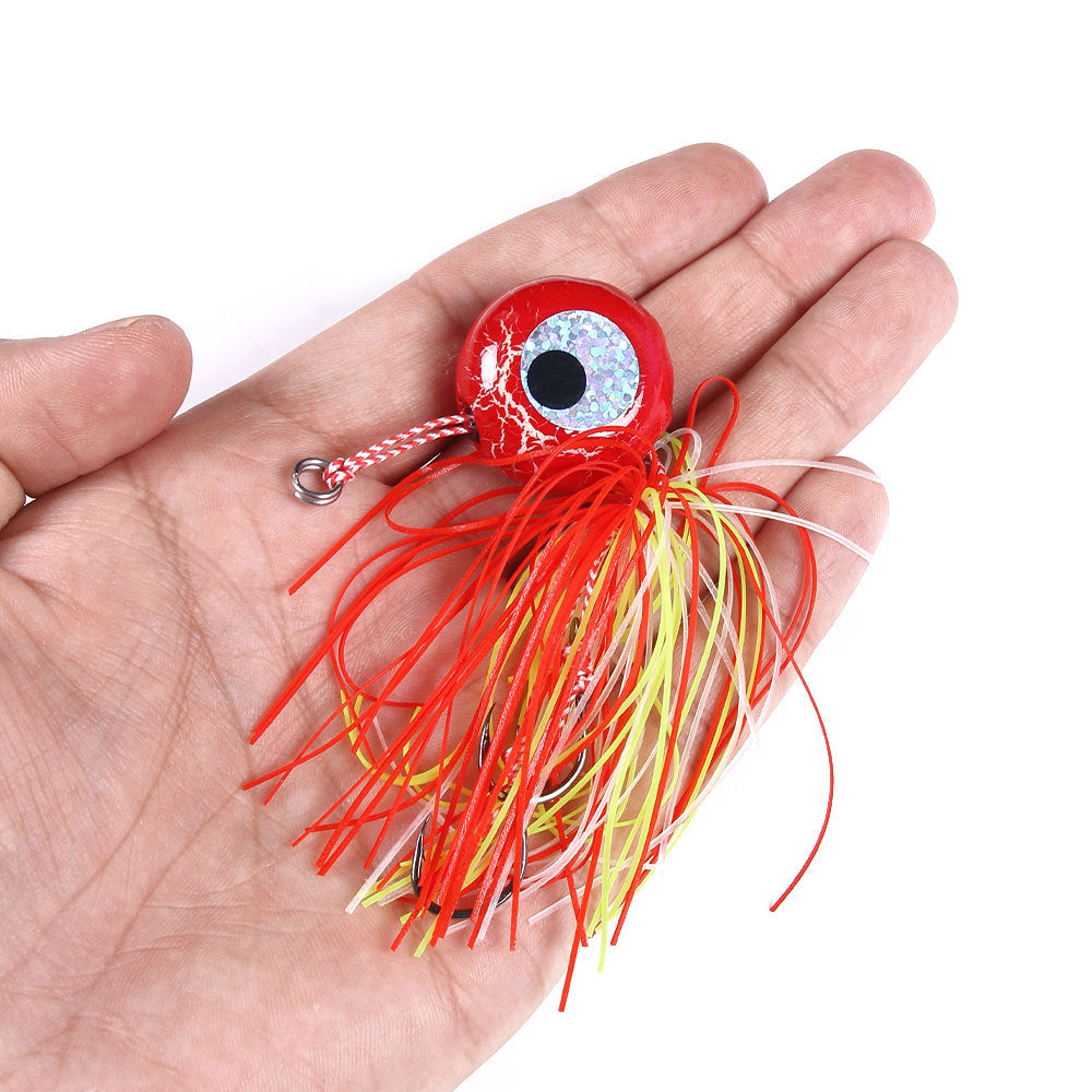 Lead Sinker Multi-color Big Head Lead Bait 80g Sea Fishing Crochet Lead Head Lure