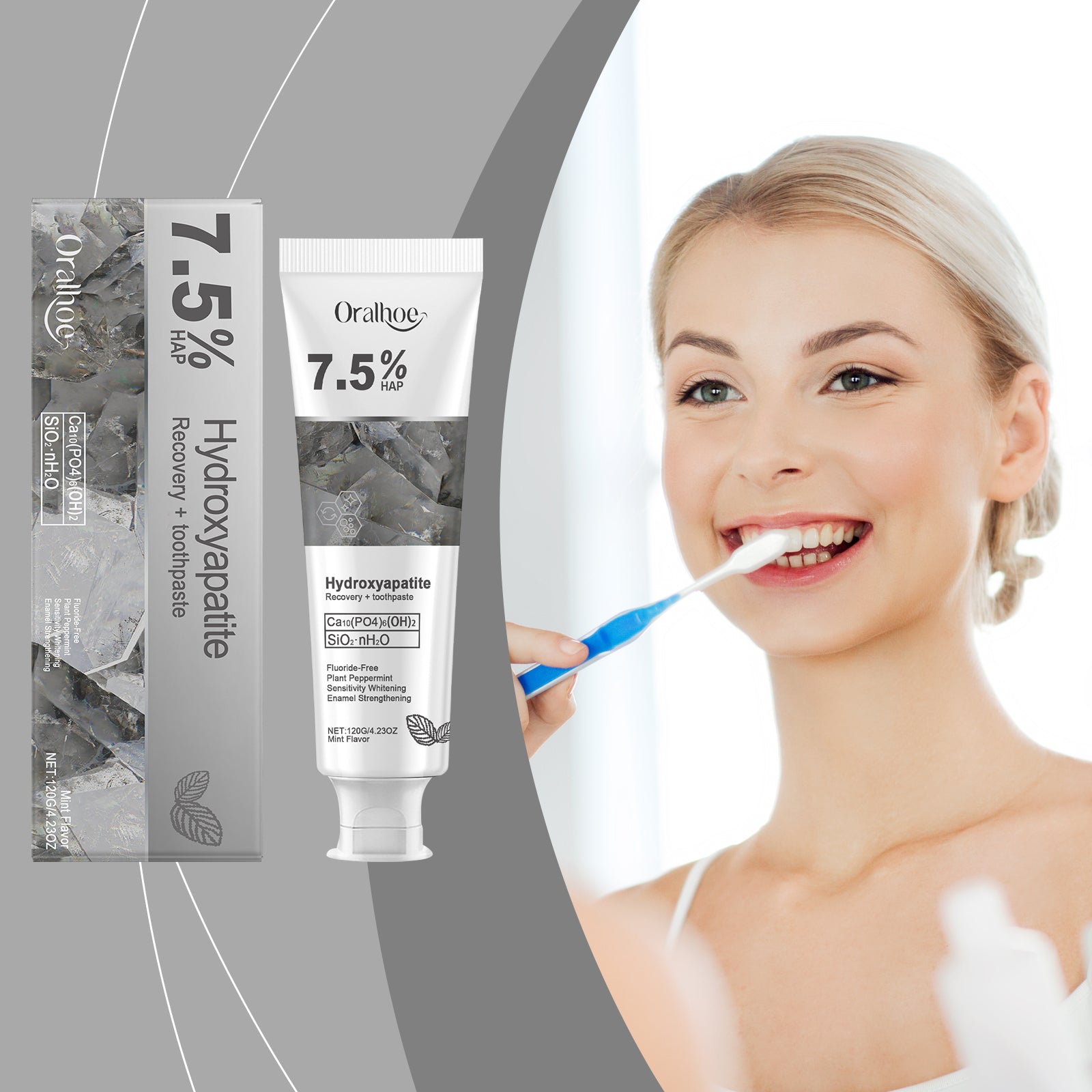 Bright White Dents Restoration Dentifrice 120g 1box