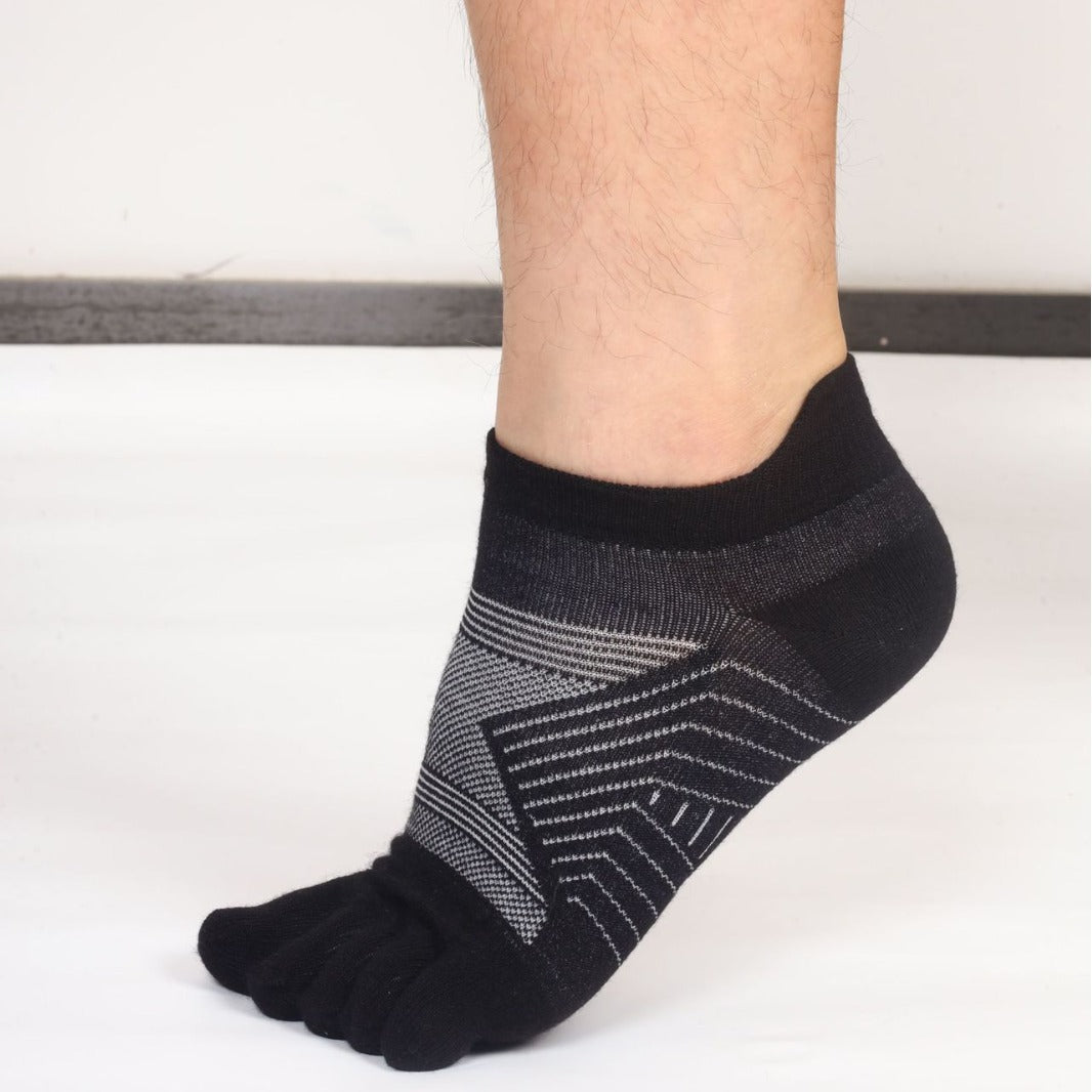Chaussettes en peluche de laine Tube court pour hommes