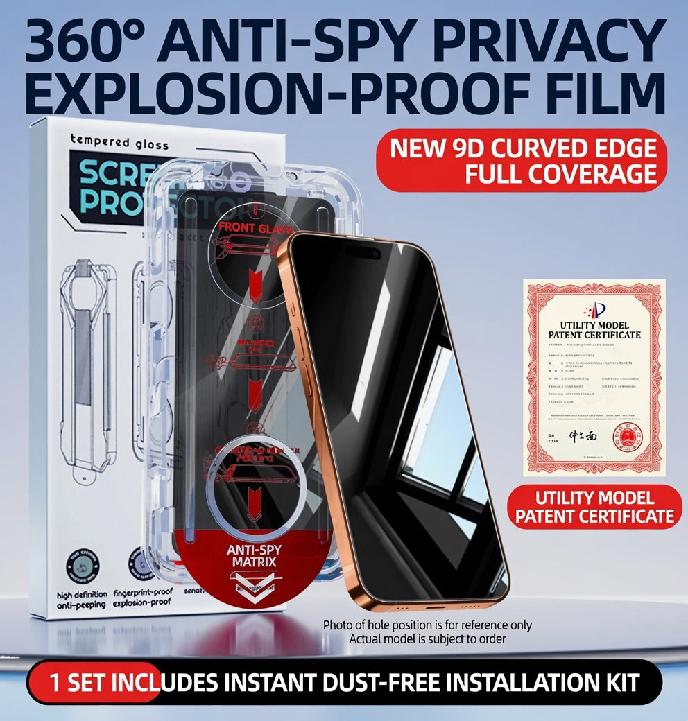 Dust-free tempered glass screen protector