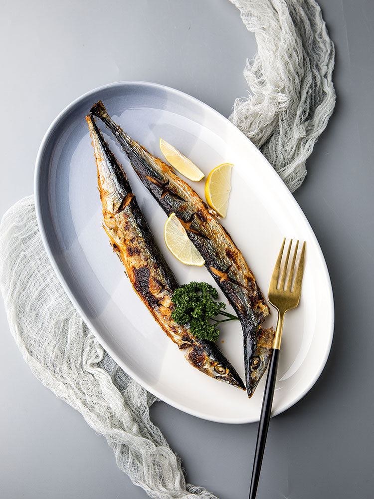 Assiette de poisson en céramique créative Youci Nordic