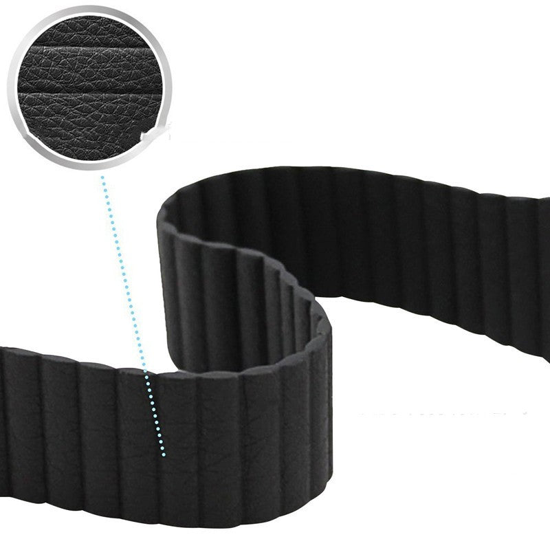 Bracelet en cuir d'absorption magnétique