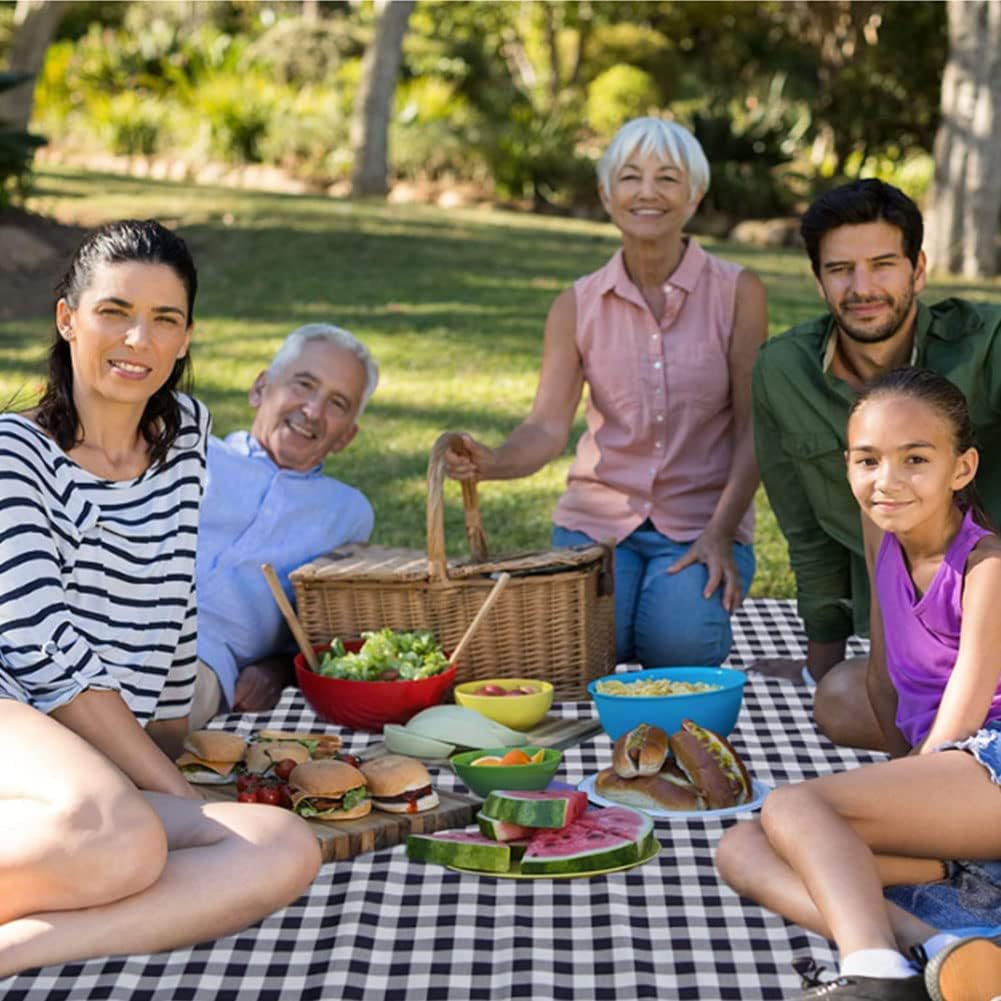 Tapis de pique-nique résistant à l'humidité pliable pour les sorties et les repas extérieurs