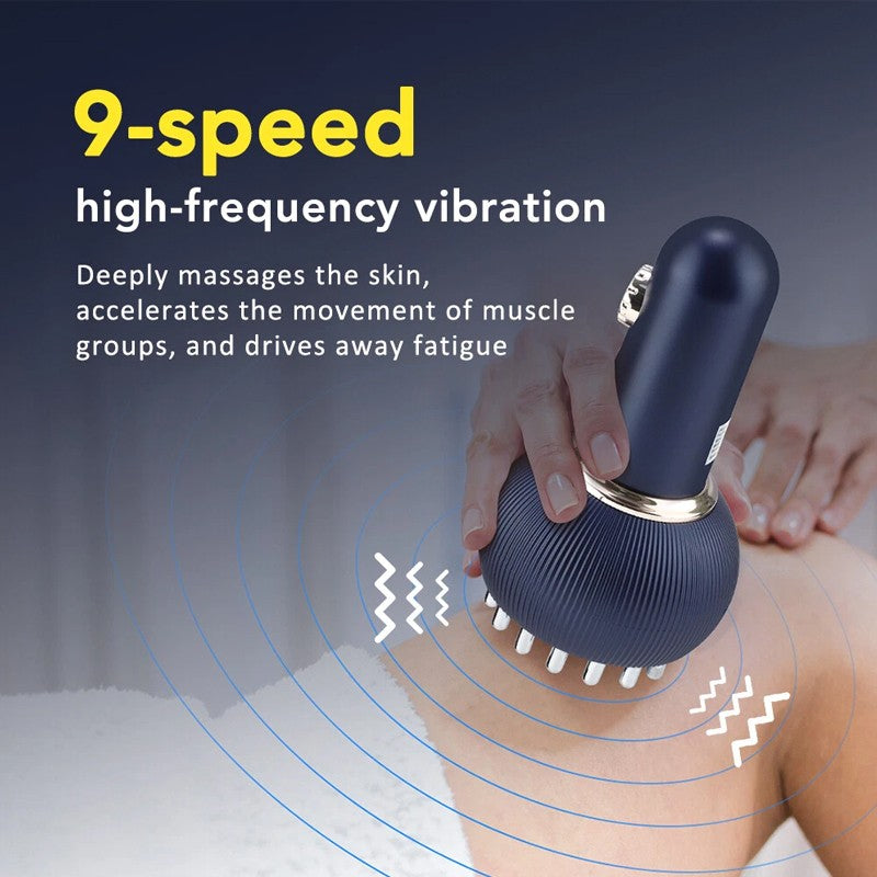 Pinceau de masseur électrique pour le corps méridien
