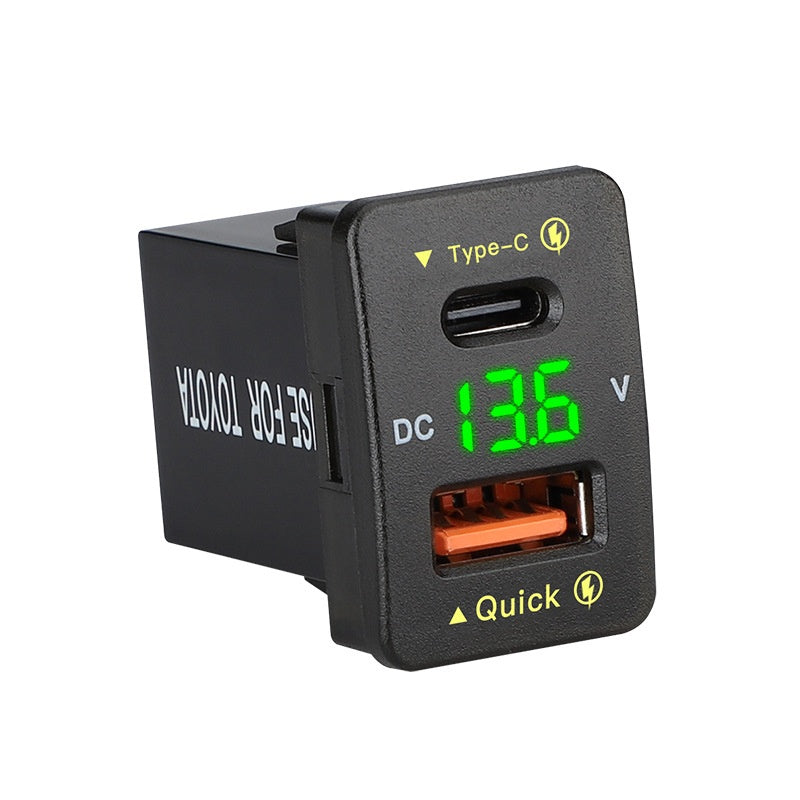 48W QC30 Fast Charge Car Modification Mobile Phone Charger
