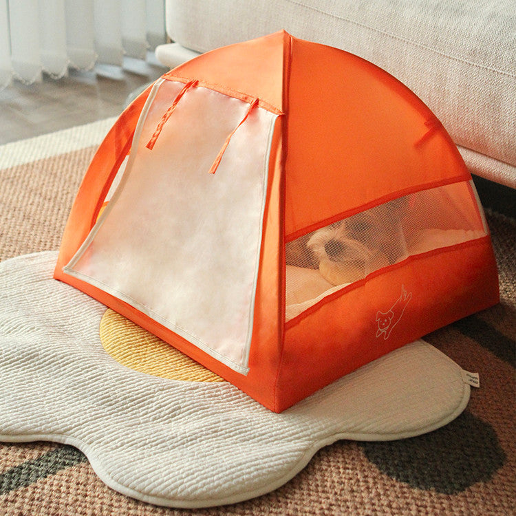 Tente portable pour animaux de compagnie Respirant dans le vent