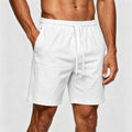 Short en lin d'été pour homme Européen et American Plus Tailles Short casual pour homme