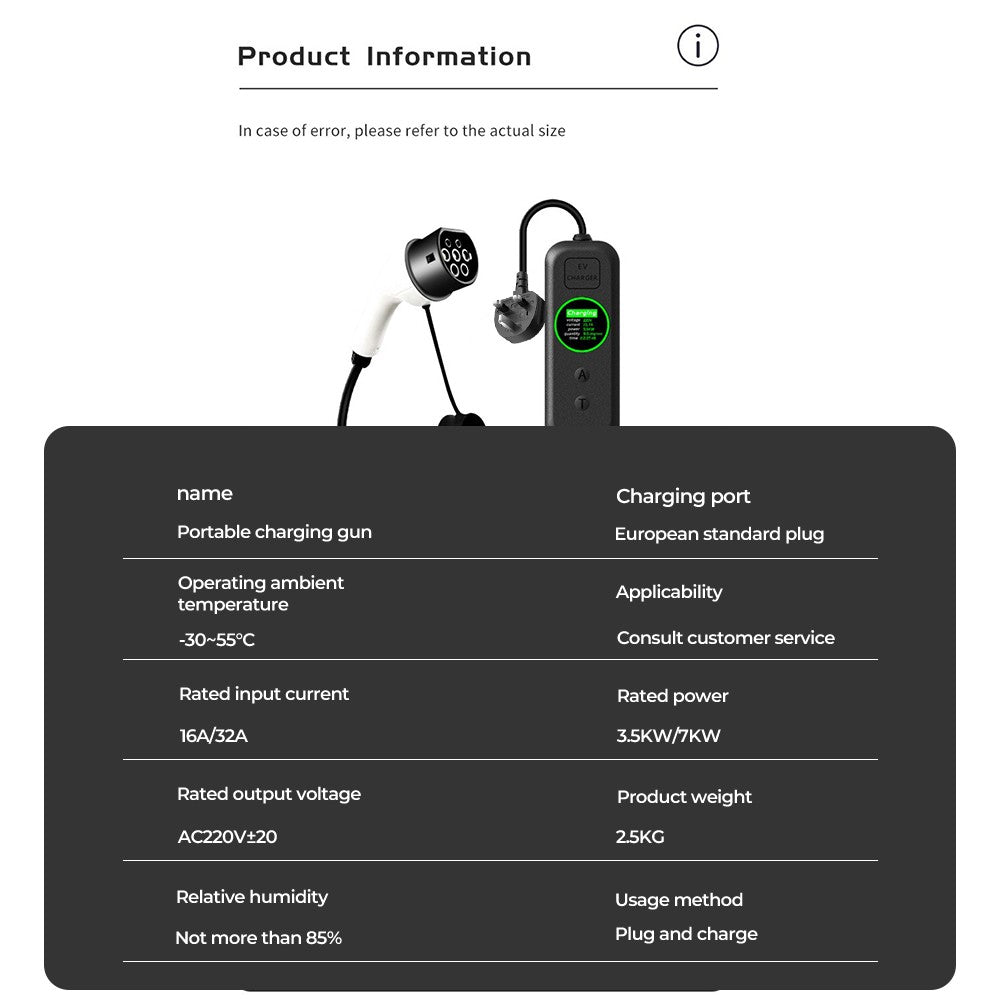 Chargeur de voiture électrique 13A EV Type de câble 2 UK Plug