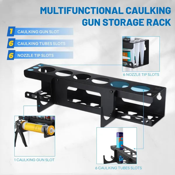 Silicone gun rack