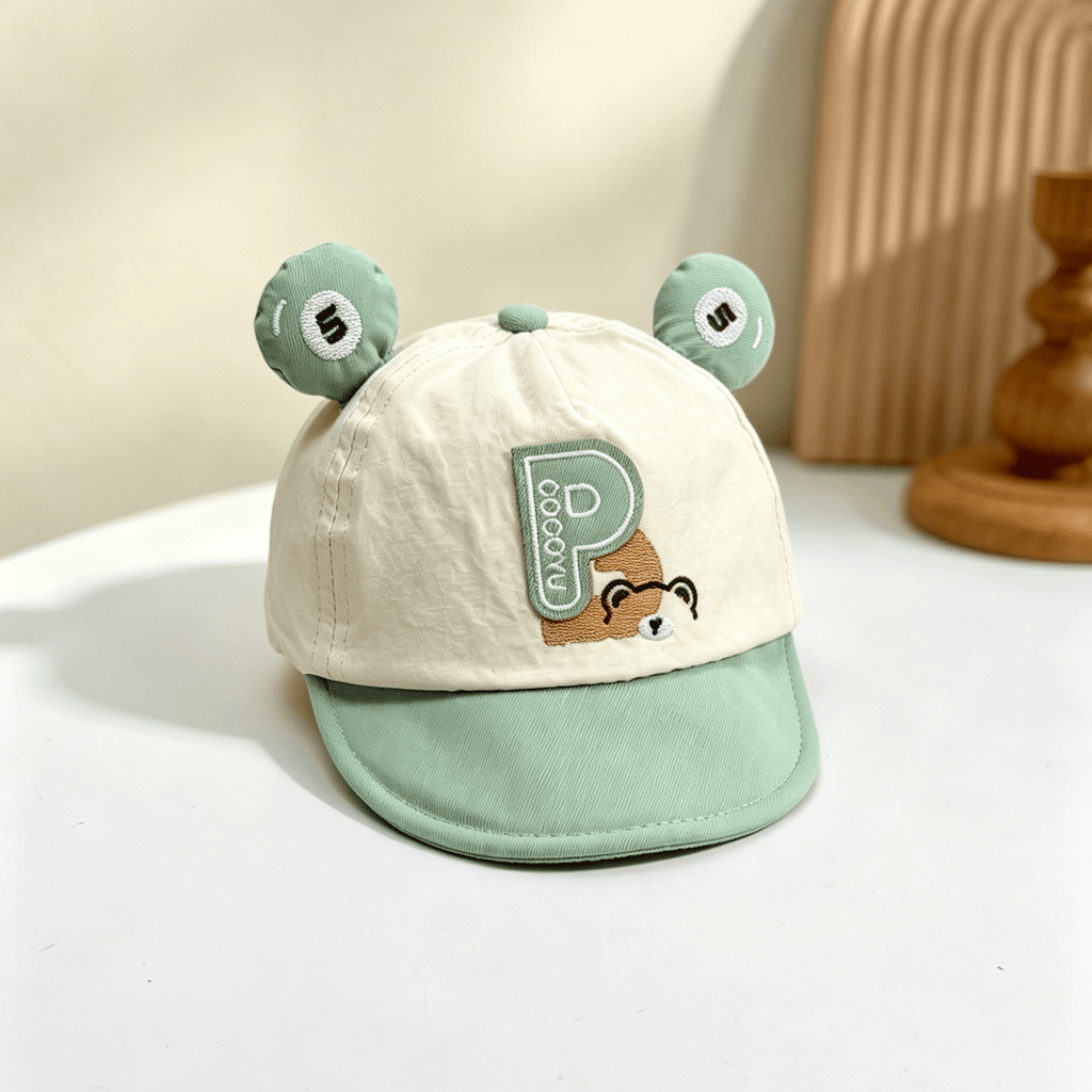 Casquette de baseball avec lettres brodées de style coréen