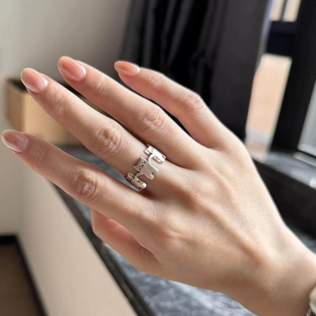 Creative Cat World Open Ajustable Ring