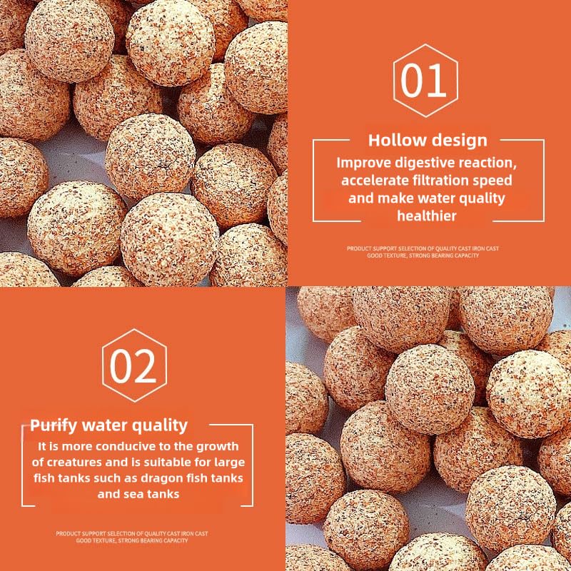 Bio Balles pour filtre à aquarium Média Étang Filtre Matériel Céramique Anneau Aquarium pour poisson Ta