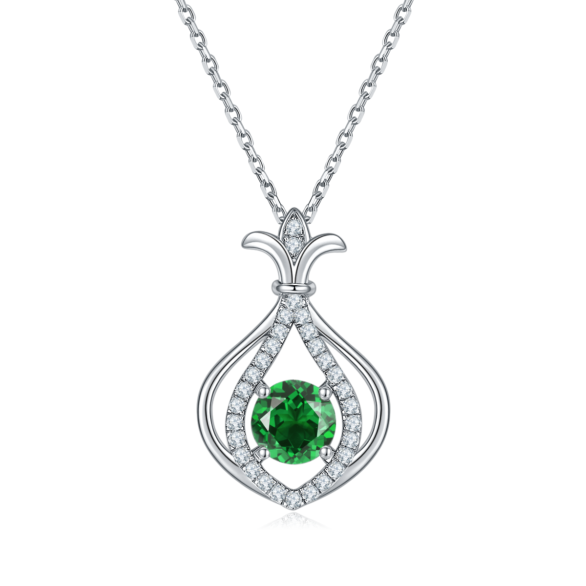 S925 Collier en acier inoxydable