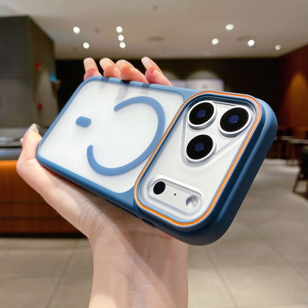 Smartphone grand écran magnétique Matte cas résistant à la goutte