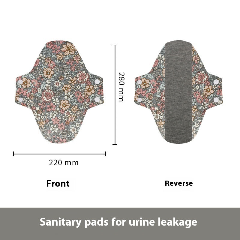 Graphene Lavable Pure Cotton Health Pad pour l'Urine à l'épreuve des fuites