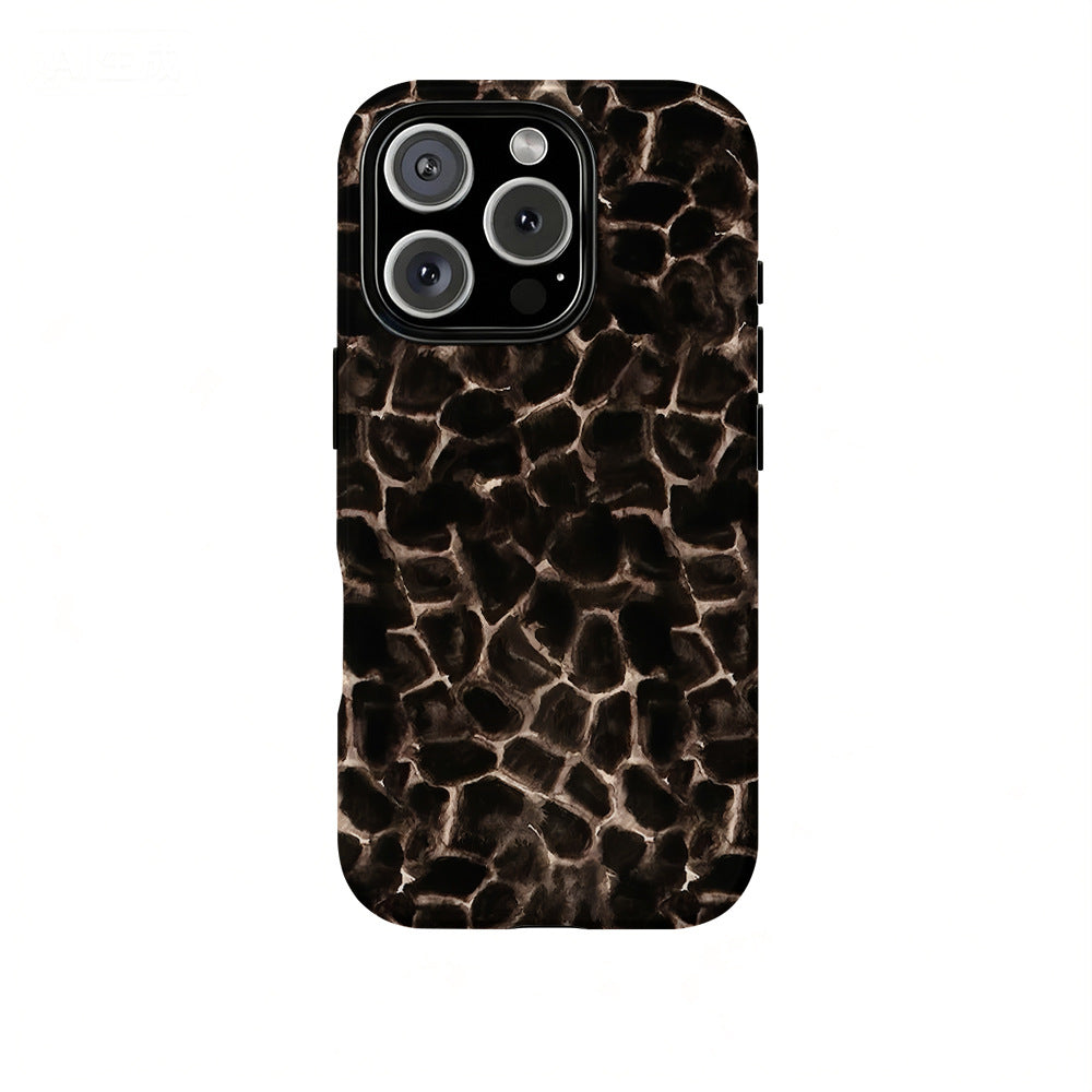Étui de téléphone modèle de tortue ambre