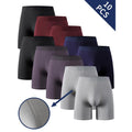 10pcs hommes Bamboo Fibre Boxer Slips Moyen Stretch Solid