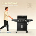 Portable charcoal grill