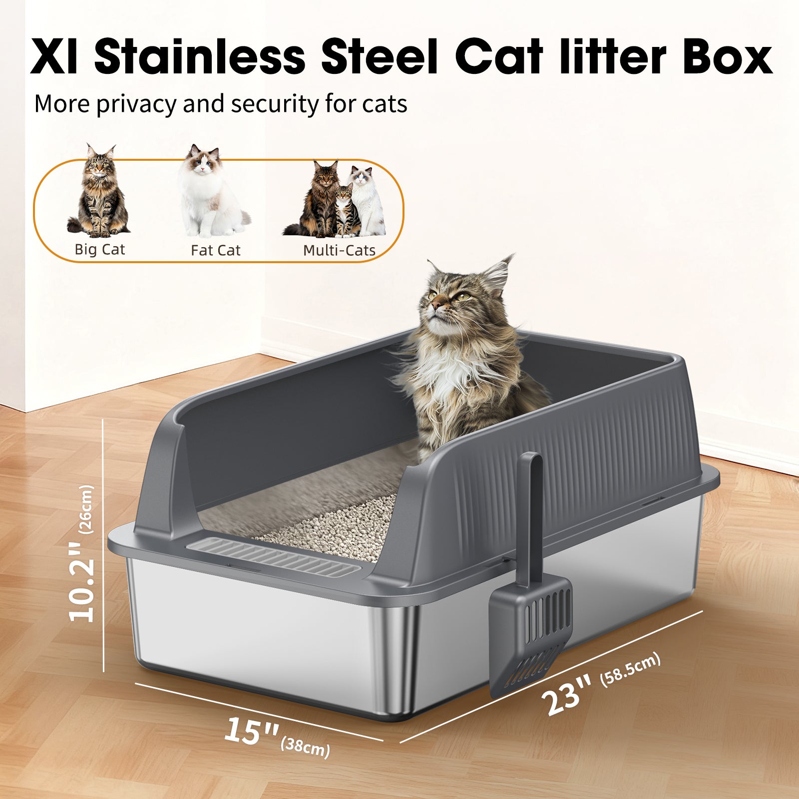 COFFRET EN ACIER INOXYDABLE