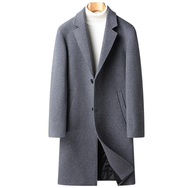 Woolen Manteau Men's Business Coréen Version