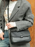 Sac en cuir véritable pour femmes Sac à épaule simple