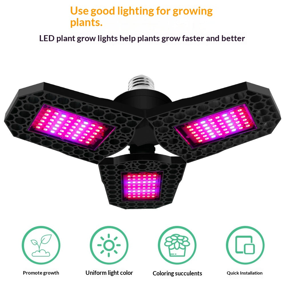 Spectrum rouge et bleu Tri-Fold Plant Grow Light