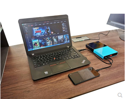 Alimentation mobile sans soudure pour ordinateur portable avec boîte à batterie