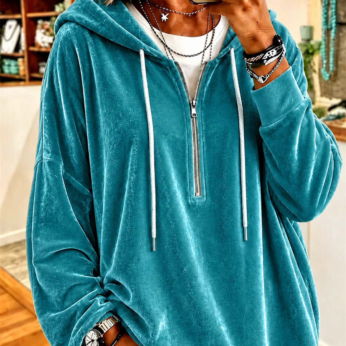 Polyester blouse