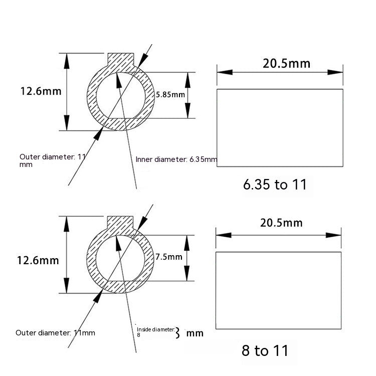Réducteur Turbine Worm Connecting Shaft Application