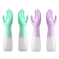 Gants ménagers - Manches minces-Purple-PVC-Une taille convient à toutes les 1 paires