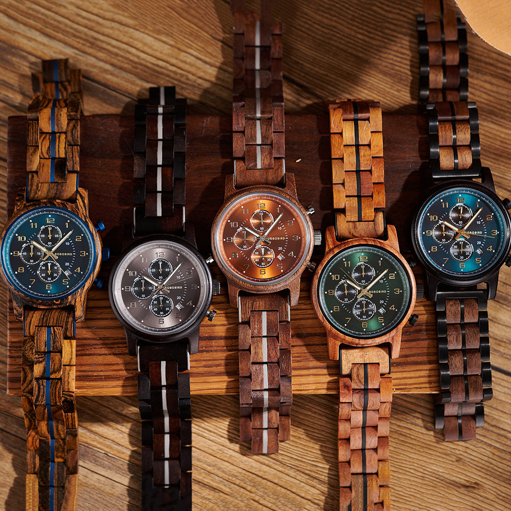 Montre homme en bois