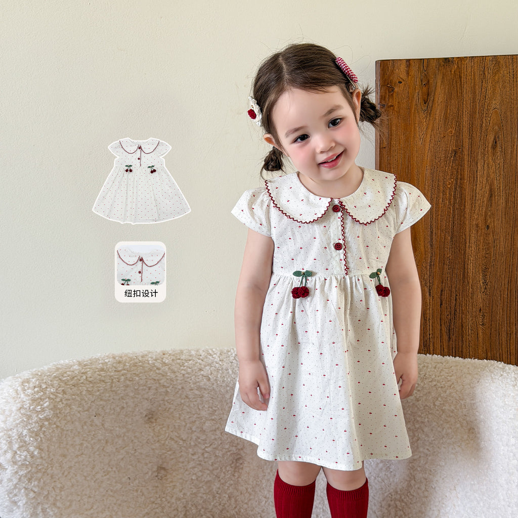 Cute slim dress for little girls