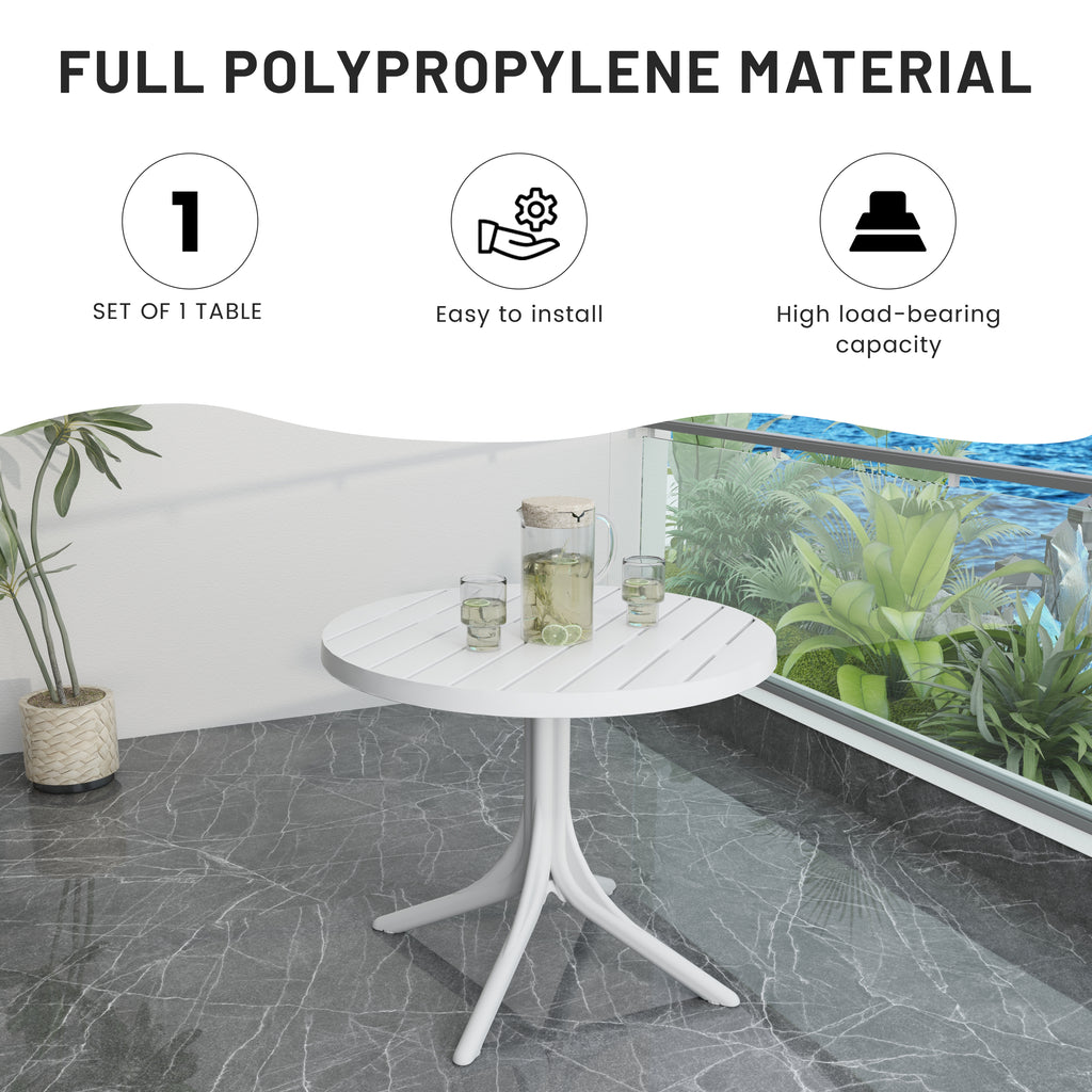 Été - 4-Pack Chaises de bloc de couleur rayé moderne - Siège PP étanche et jambes en métal robuste
