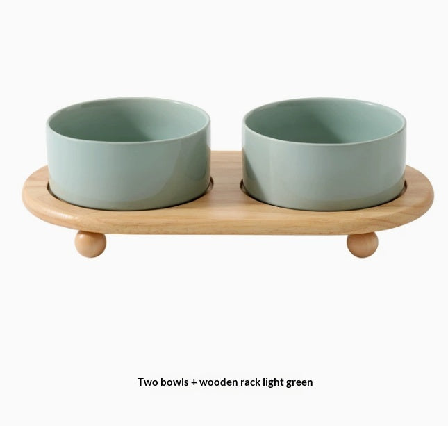 Céramique Cat and Dog Food Bowls Pet Bowl Fournitures