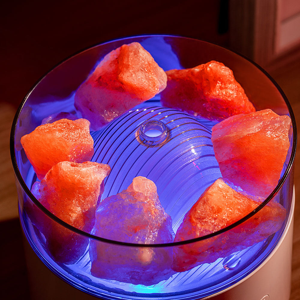 Cool-Mist Air Humidificateur Crystal Sel Aroma Diffuser Encens Machine Fogger Essen