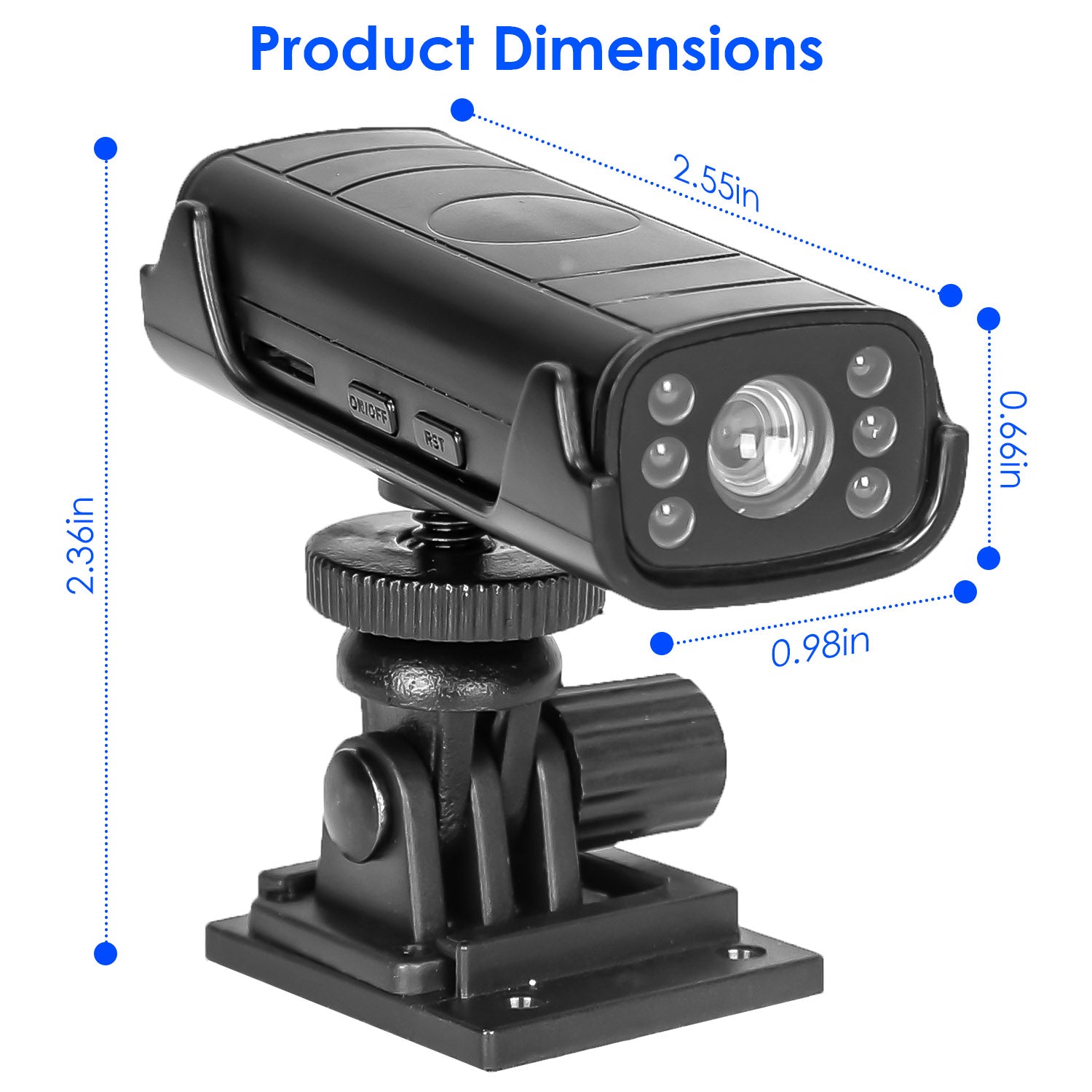 Caméra sans fil 1Pc retour Hitch Guide Caméra de sauvegarde du véhicule Caméra rechargeable avec Fle