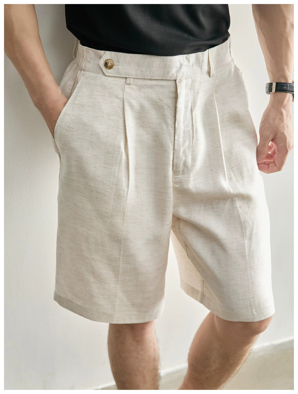 Short homme simple confortable et respirant