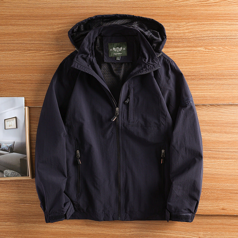 Homme Mode Casual Outdoor Veste Windproof