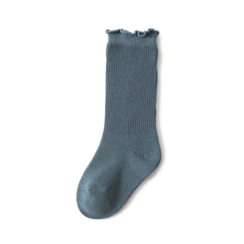 Printemps et automne mince Section mois Nouveau-né Chaussettes bébé en automne et en hiver