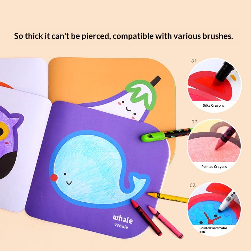 Livre de Coloration Cognitive Doodle pour Enfants