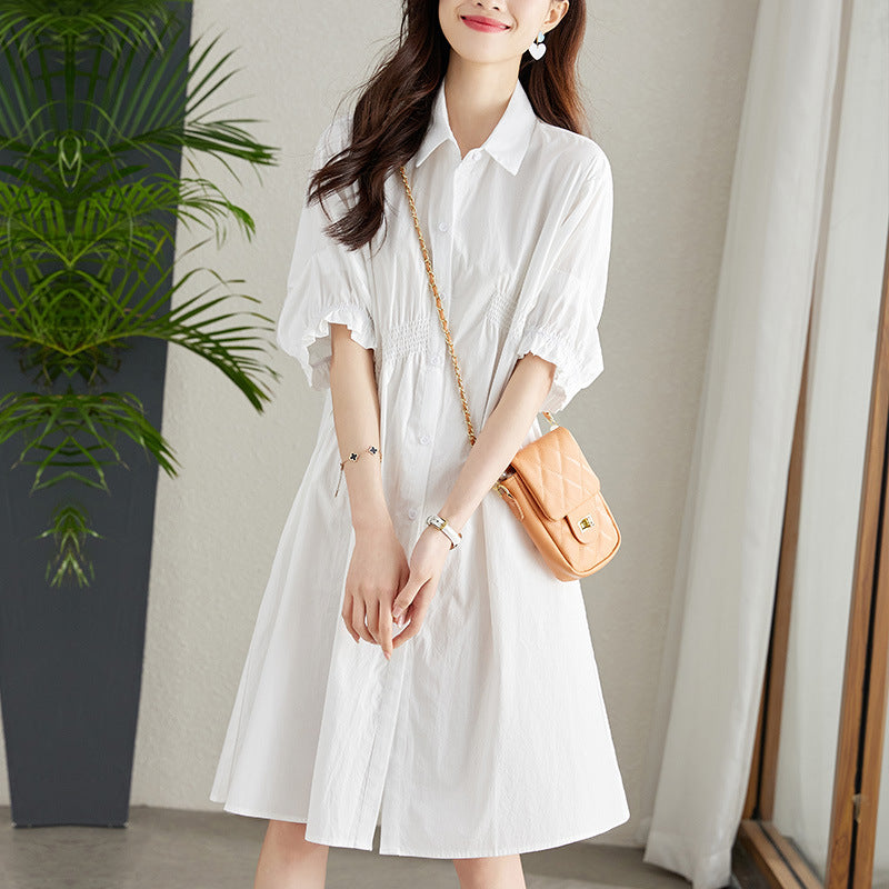 Women's Asymmetrical Pleated Midi Bodycon Dress