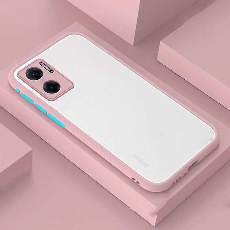 Boîtier de téléphone en couleur solide transparent