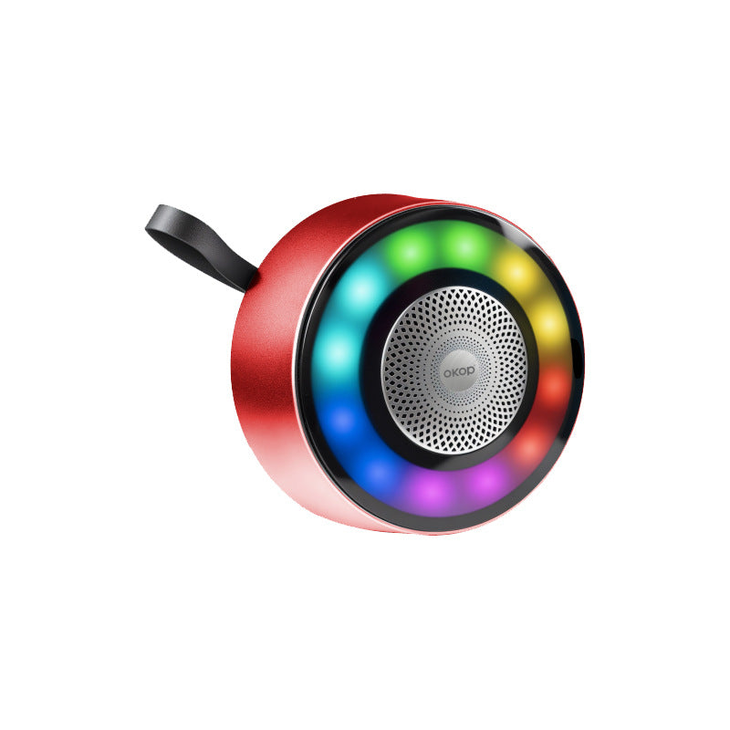 KP-594 Mini haut-parleur Bluetooth sans fil en métal sans fil Portable Outdoor-Ready Carte TF S