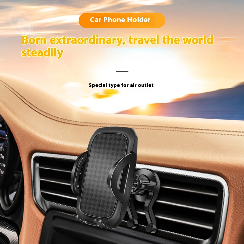 Carbon fiber suction cup car phone holder
