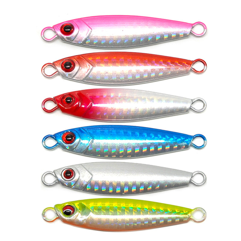 Coupe plaque de fer poisson de plomb multicolore pêche de mer Lure 7-30g pêche en bateau