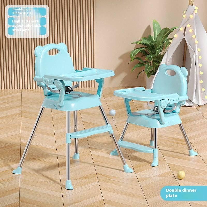 Chaise à manger pour enfants multifonctionnelle bébé
